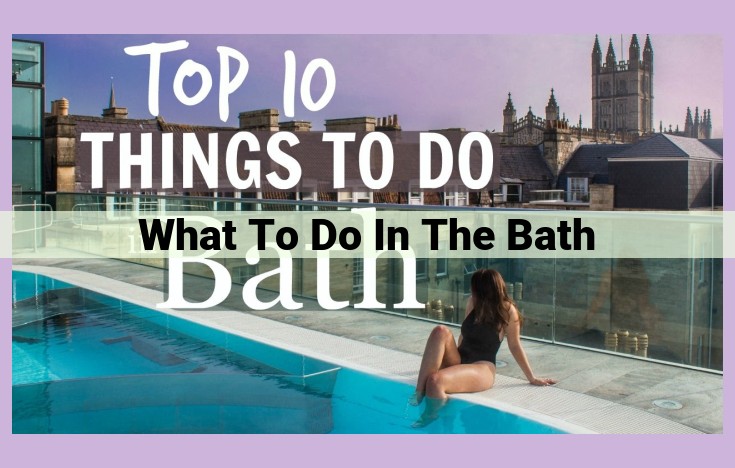 what to do in the bath