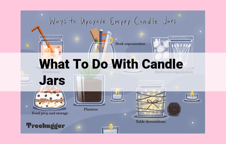 what to do with candle jars