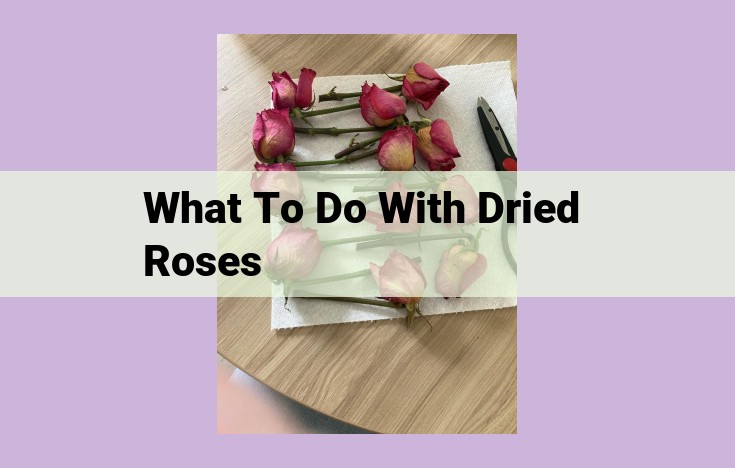 what to do with dried roses