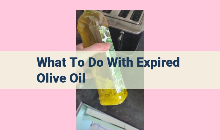 what to do with expired olive oil