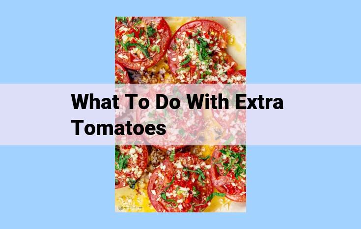 what to do with extra tomatoes