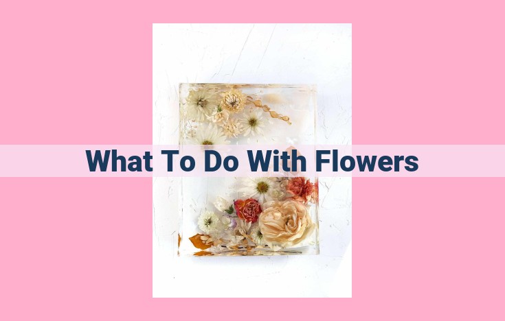 what to do with flowers