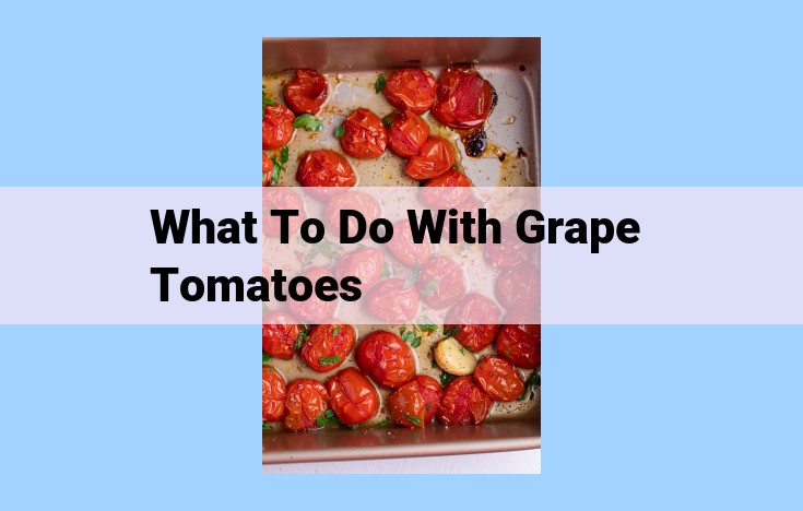 what to do with grape tomatoes