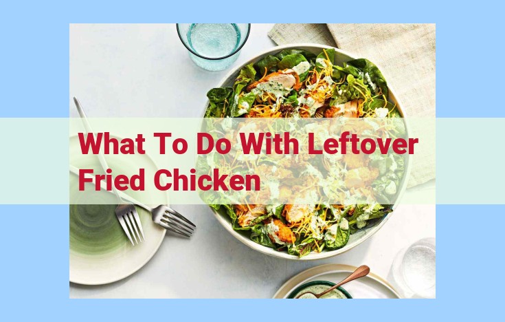 what to do with leftover fried chicken