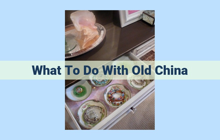 what to do with old china