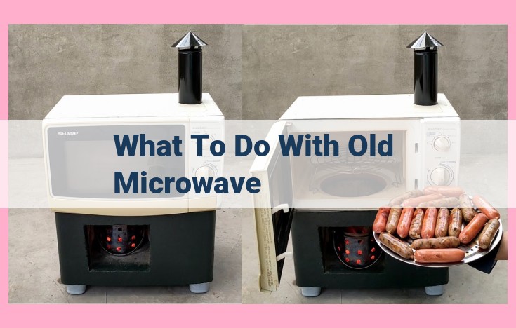 what to do with old microwave