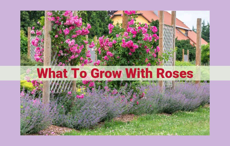 what to grow with roses