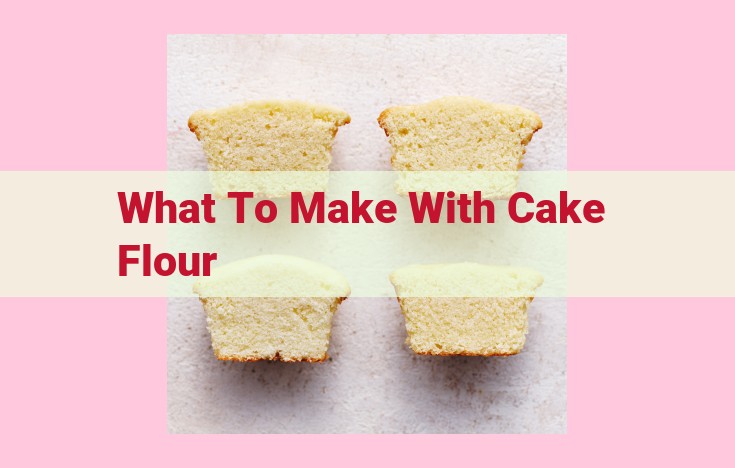 what to make with cake flour