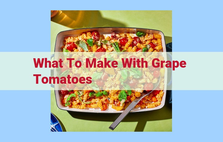 what to make with grape tomatoes