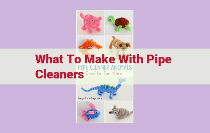 what to make with pipe cleaners