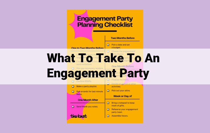 what to take to an engagement party