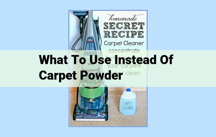 what to use instead of carpet powder