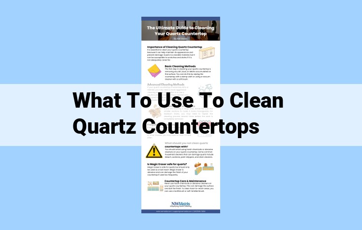 what to use to clean quartz countertops