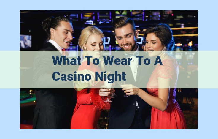 what to wear to a casino night