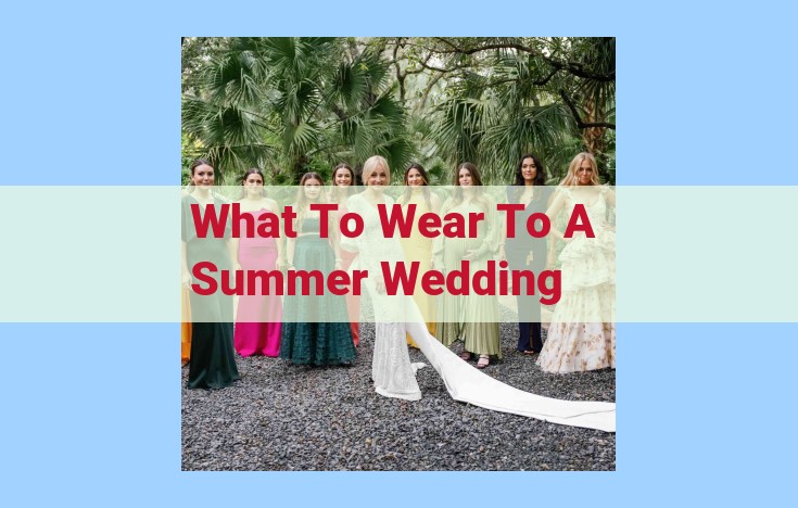 what to wear to a summer wedding