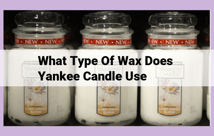 what type of wax does yankee candle use